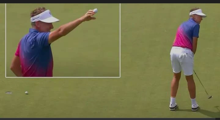 Ian Poulter shows true colours after crazy trick shot during LIV Golf UK final round