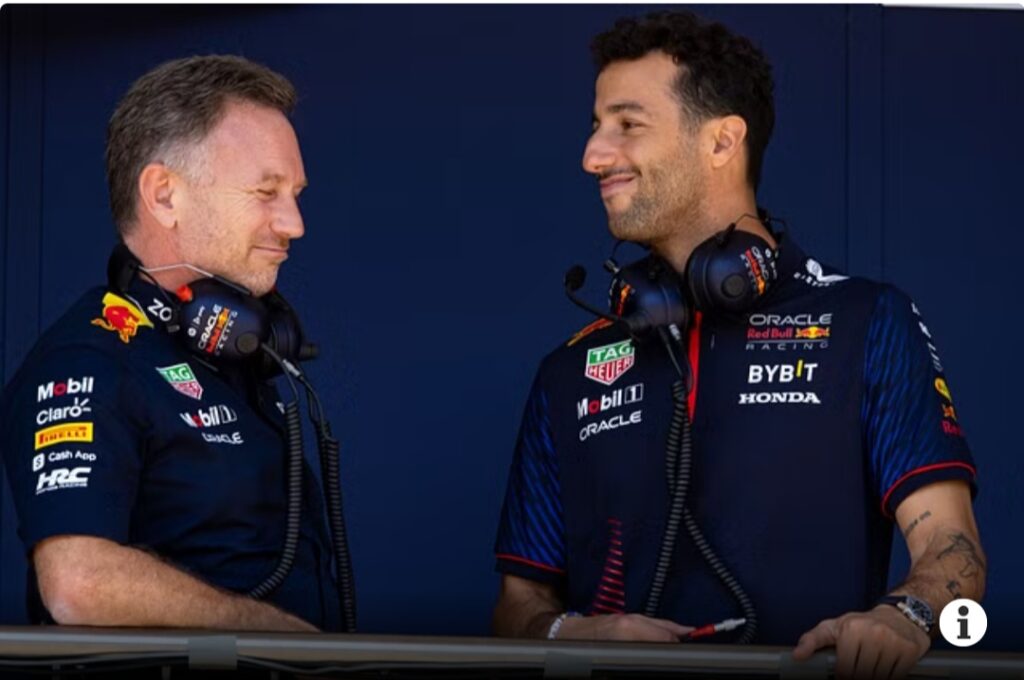 Christian Horner addresses questions over Daniel Ricciardo’s immediate future at Red Bull