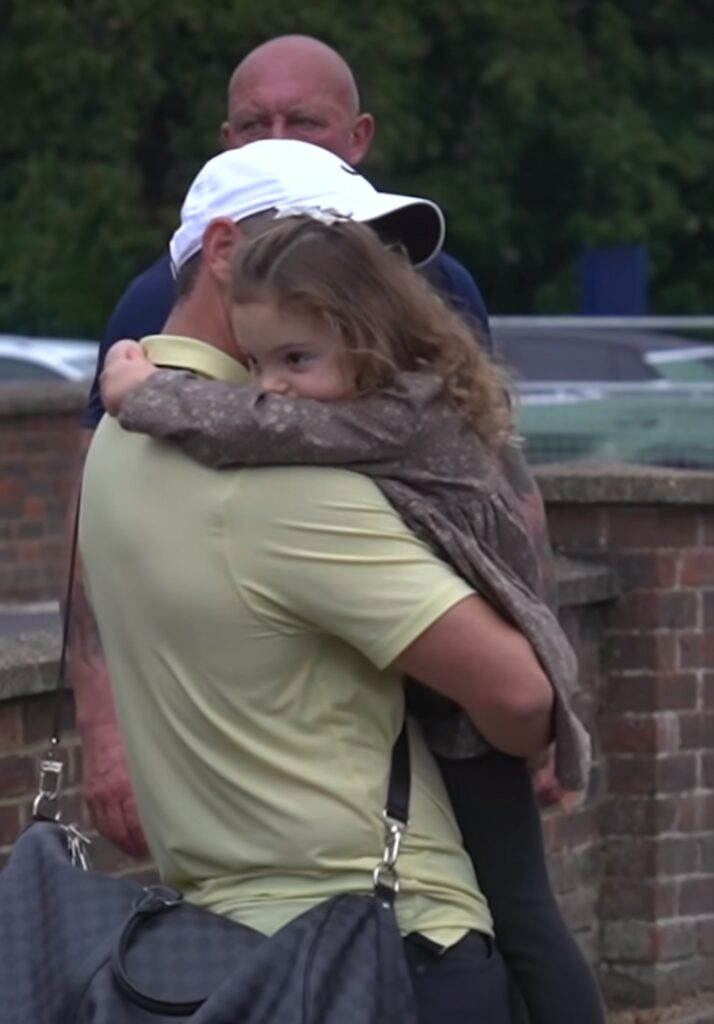 Rory McIlroy consoled by daughter Poppy after latest Sunday disappointment