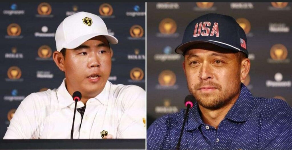 Xander Schauffele Brutal response to Tom Kim after fiery clash