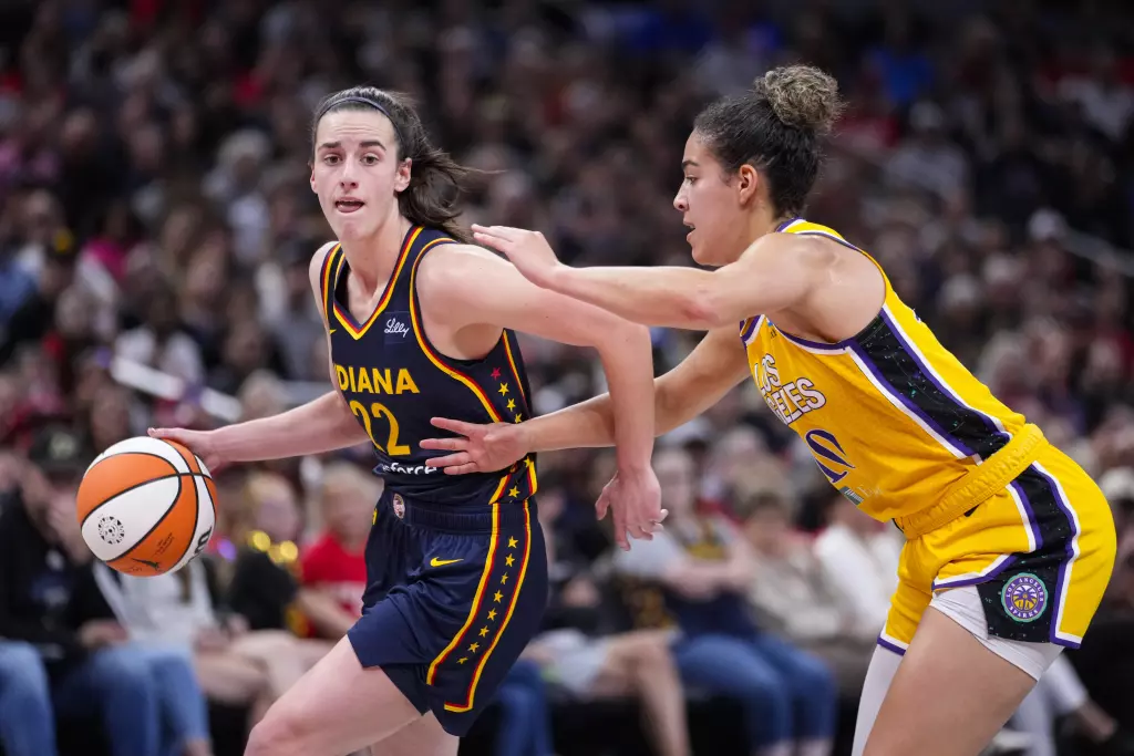 Caitlin Clark sets another record as Indiana Fever defeat Sparks