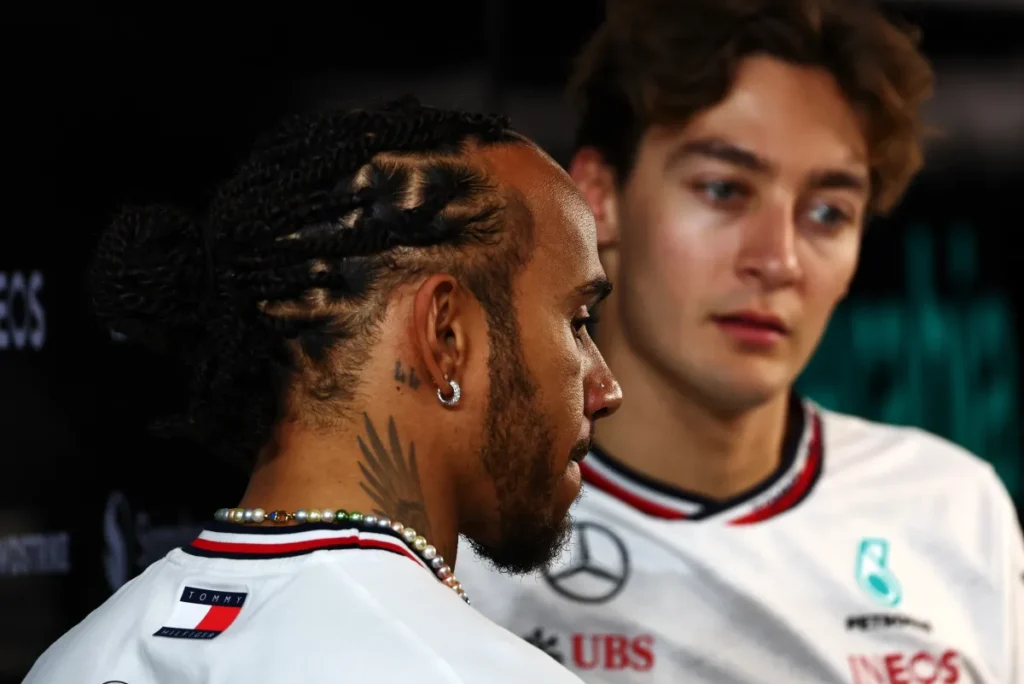 Mercedes have George Russell ‘question mark’ issue as Lewis Hamilton exit looms