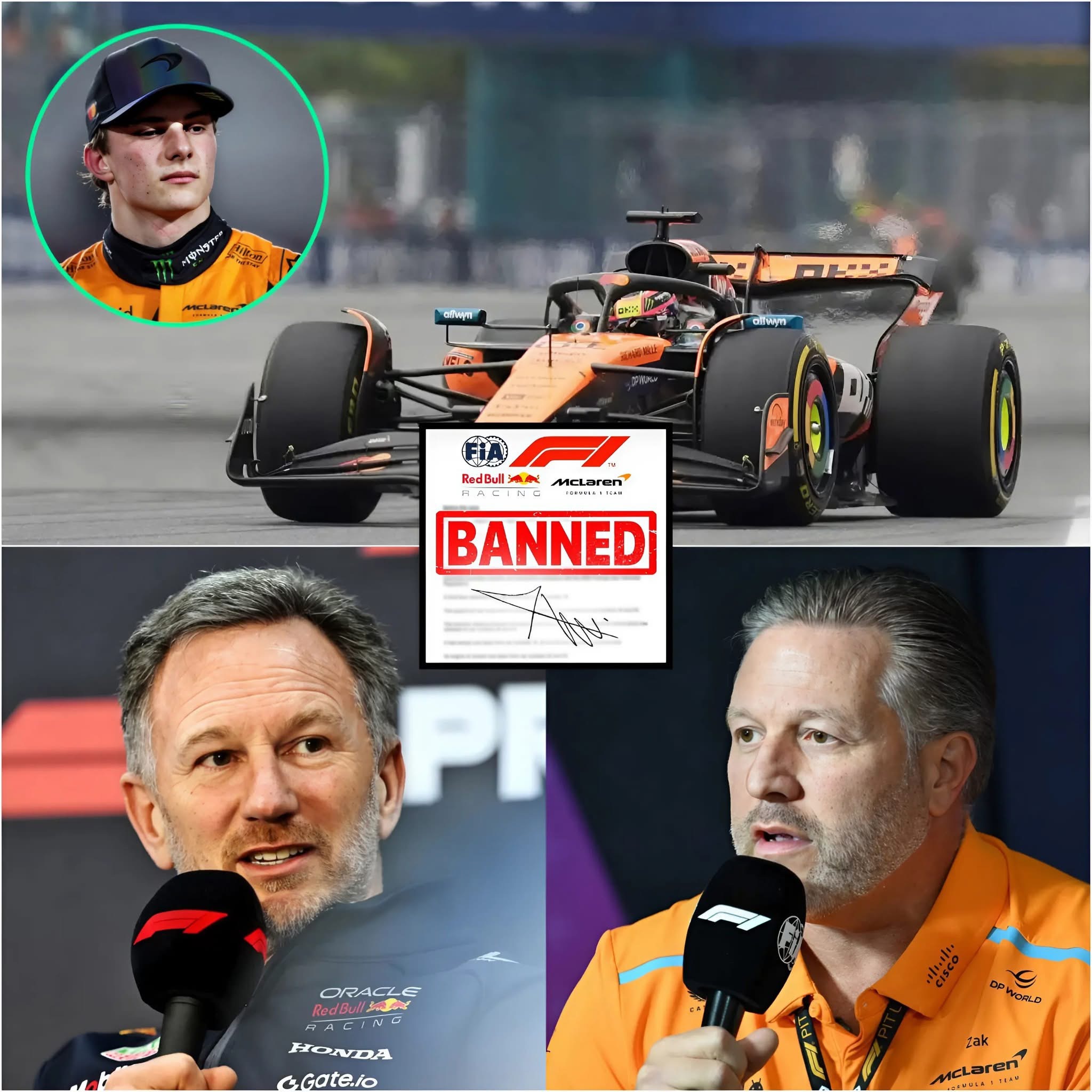 Red Bull Accuses McLaren of Front Wing Cheating: FIA Releases Official Statement