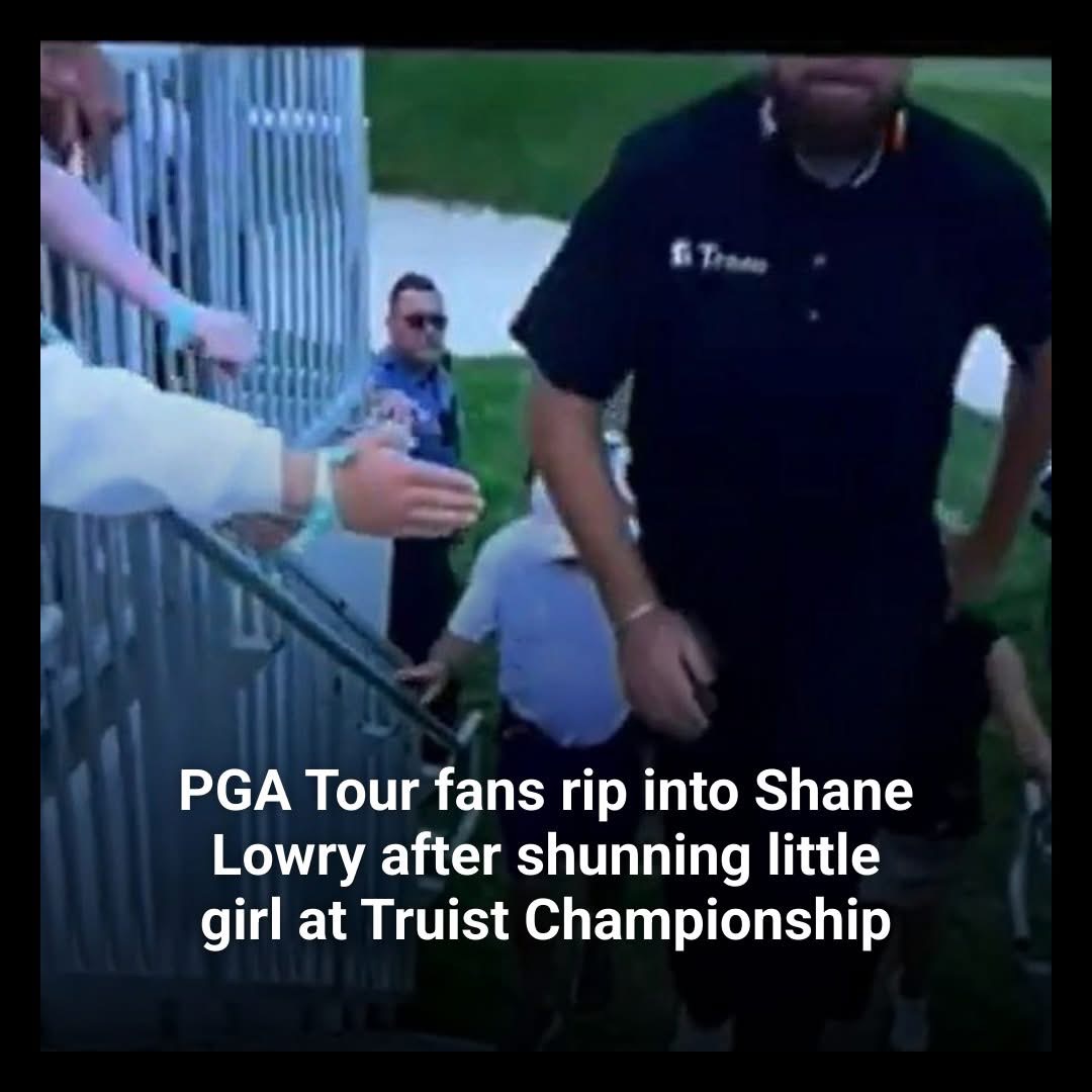 PGA Tour Fans Criticize Shane Lowry for Ignoring Young Fan at Truist Championship