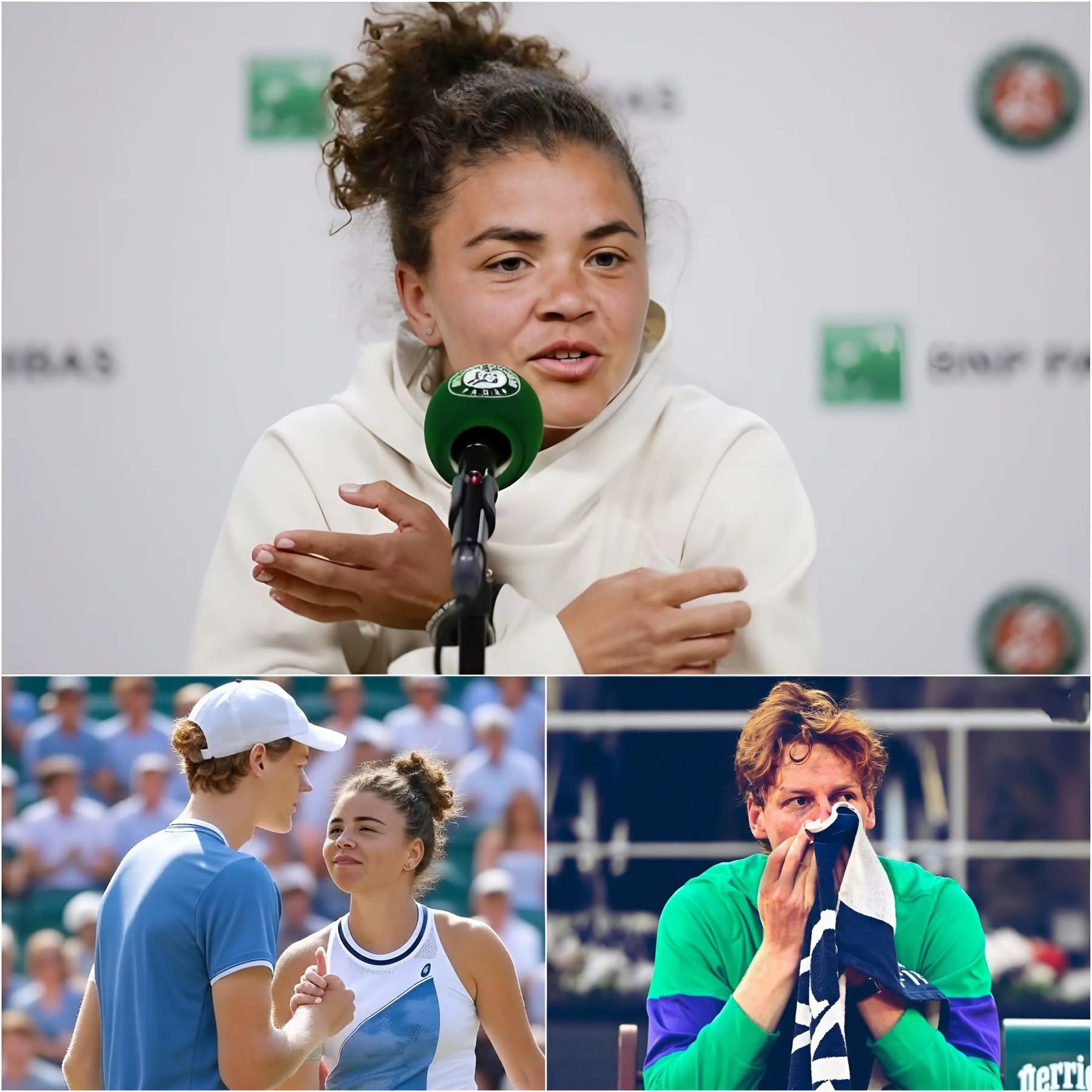 Jasmine Paolini Sends Emotional Message to Jannik Sinner After Roland-Garros Final Loss — Sinner’s 7-Word Reply Leaves Tennis World in Disbelief