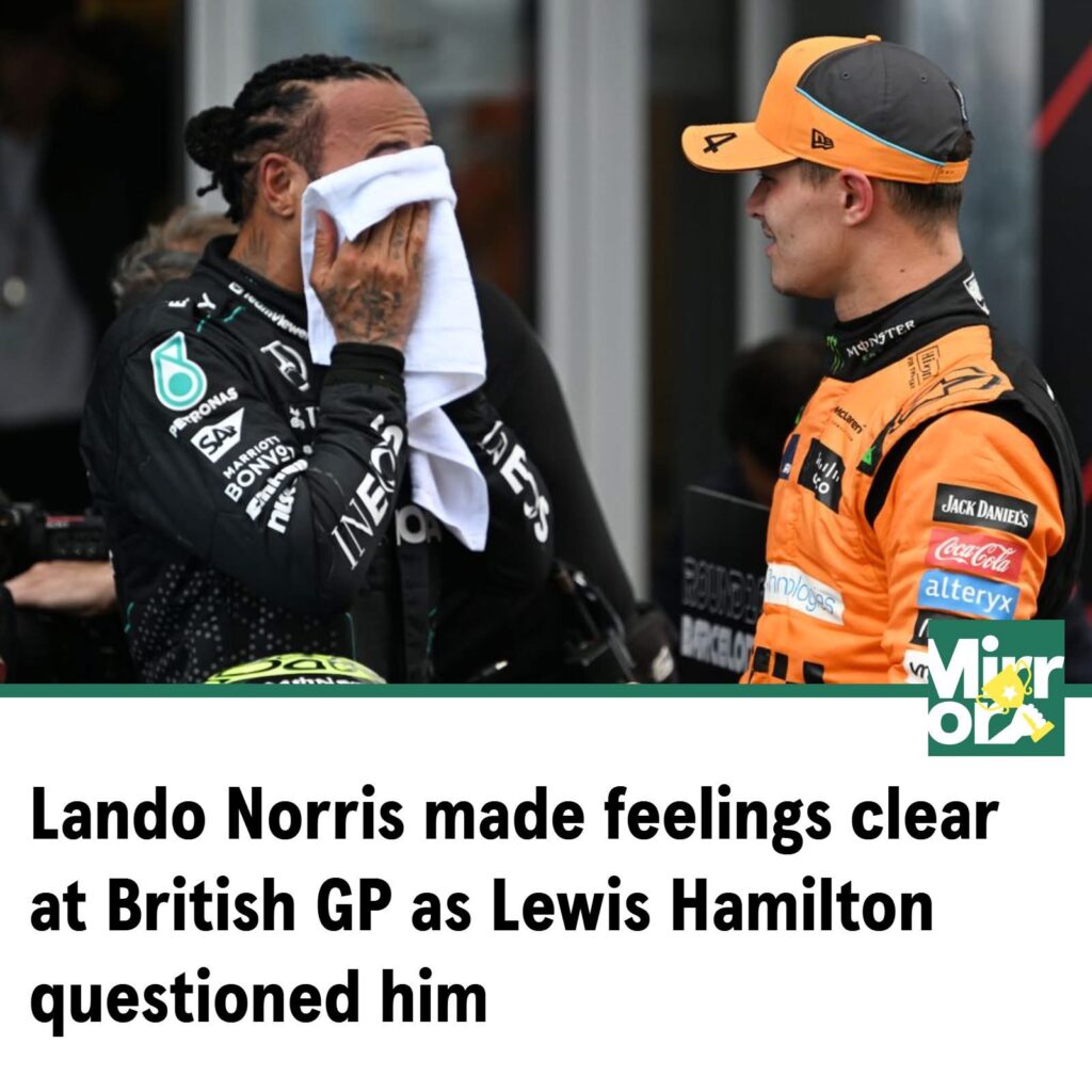 Lando Norris Made Feelings Clear at British GP as Lewis Hamilton Questioned Him Face-to-Face