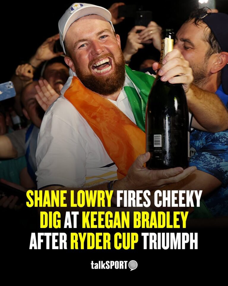 Shane Lowry Fires Cheeky Dig at Keegan Bradley After Ryder Cup Triumph