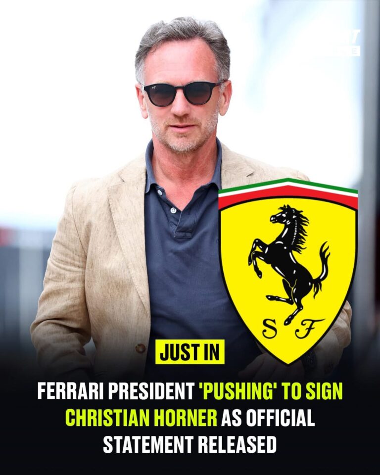 Ferrari President ‘Pushing’ to Sign Christian Horner as Official Statement Released