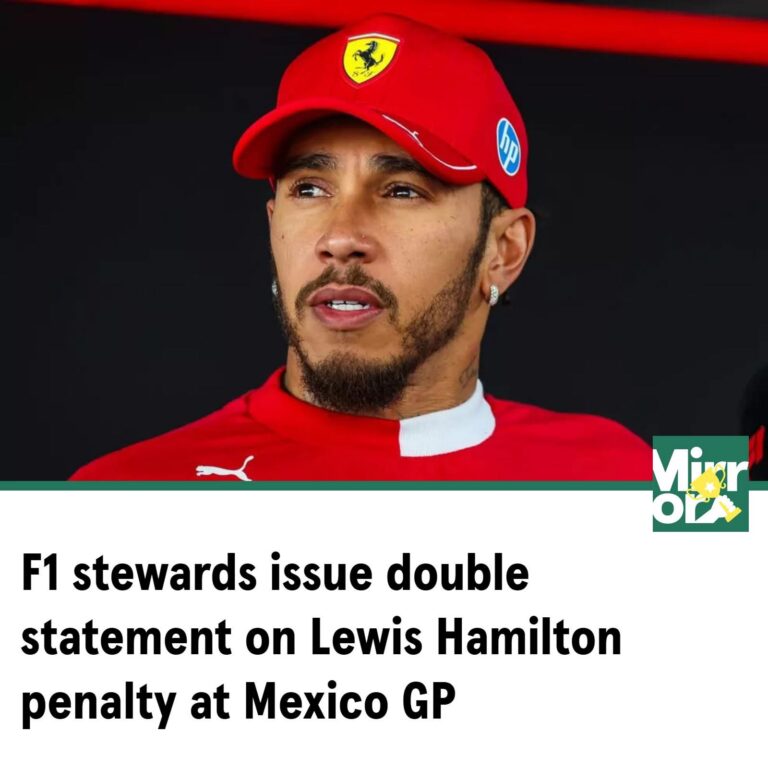 F1 Stewards Issue Double Statement Defending Lewis Hamilton Penalty at Mexico GP